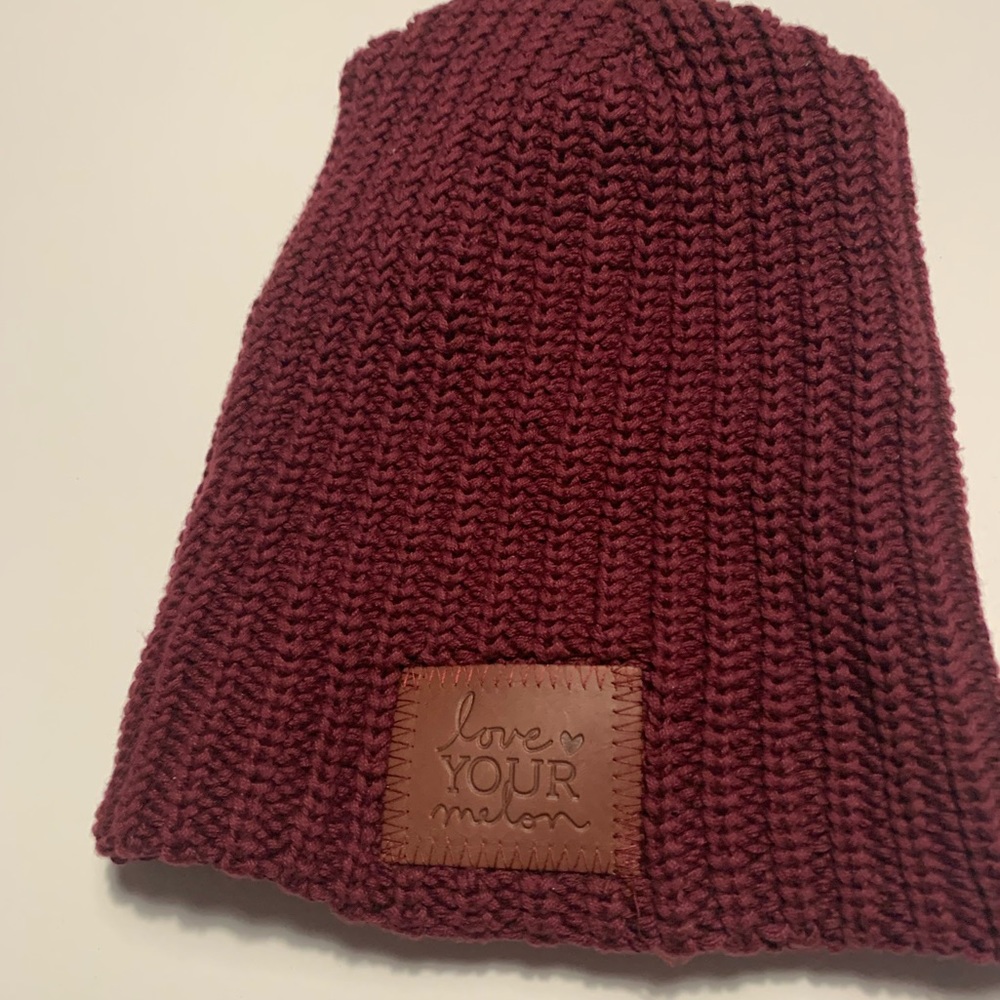 Love your melon beanie hat
